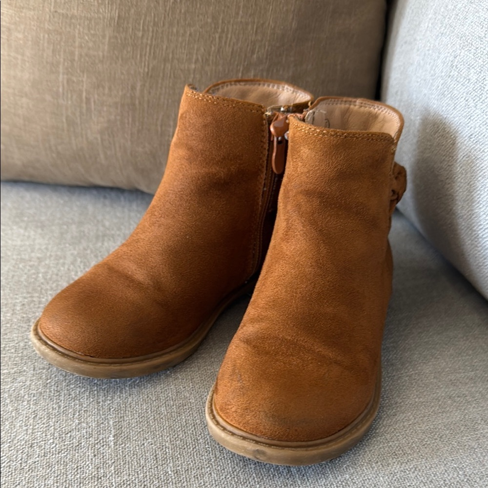 Brown Suede Ankle Boots